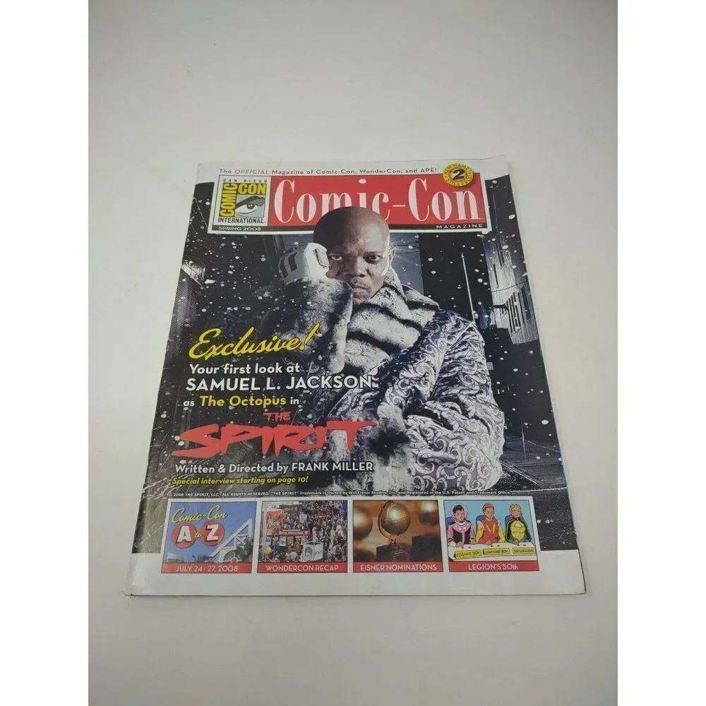 Comic Con Magazine Spring 2008 Samuel L Jackson The Official Magazine